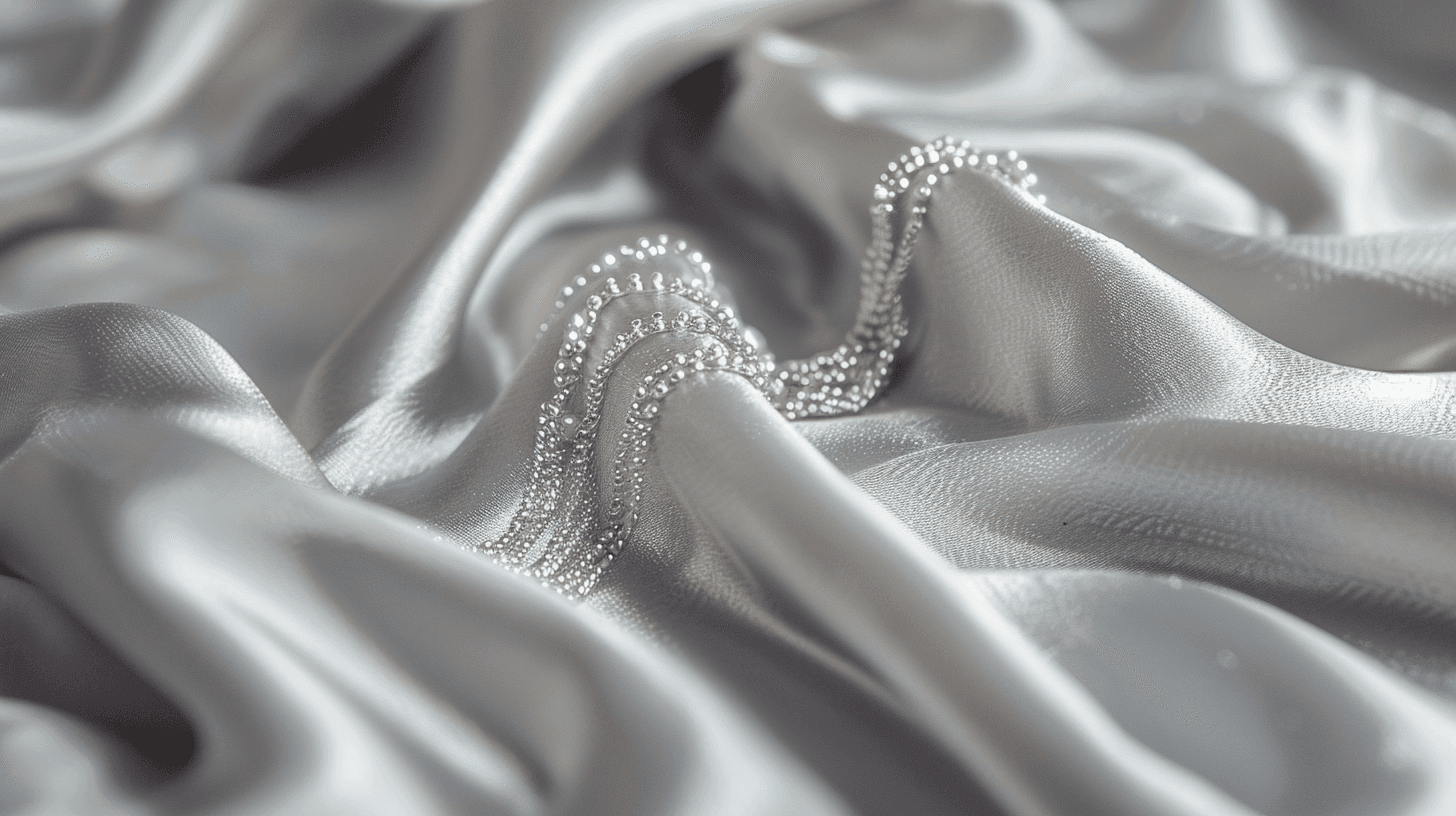 A couple celebrating their silver anniversary with elegant silver gifts representing 25 years of love